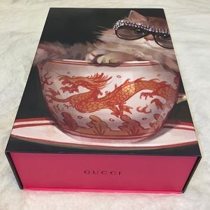 Authentic Iconic GUCCI Cat Art Box